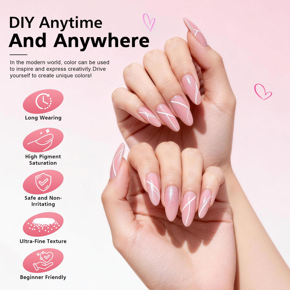 Unbednigt gradient and ombre-ready pigment for soft to bold transitions