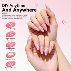 Unbednigt gradient and ombre-ready pigment for soft to bold transitions