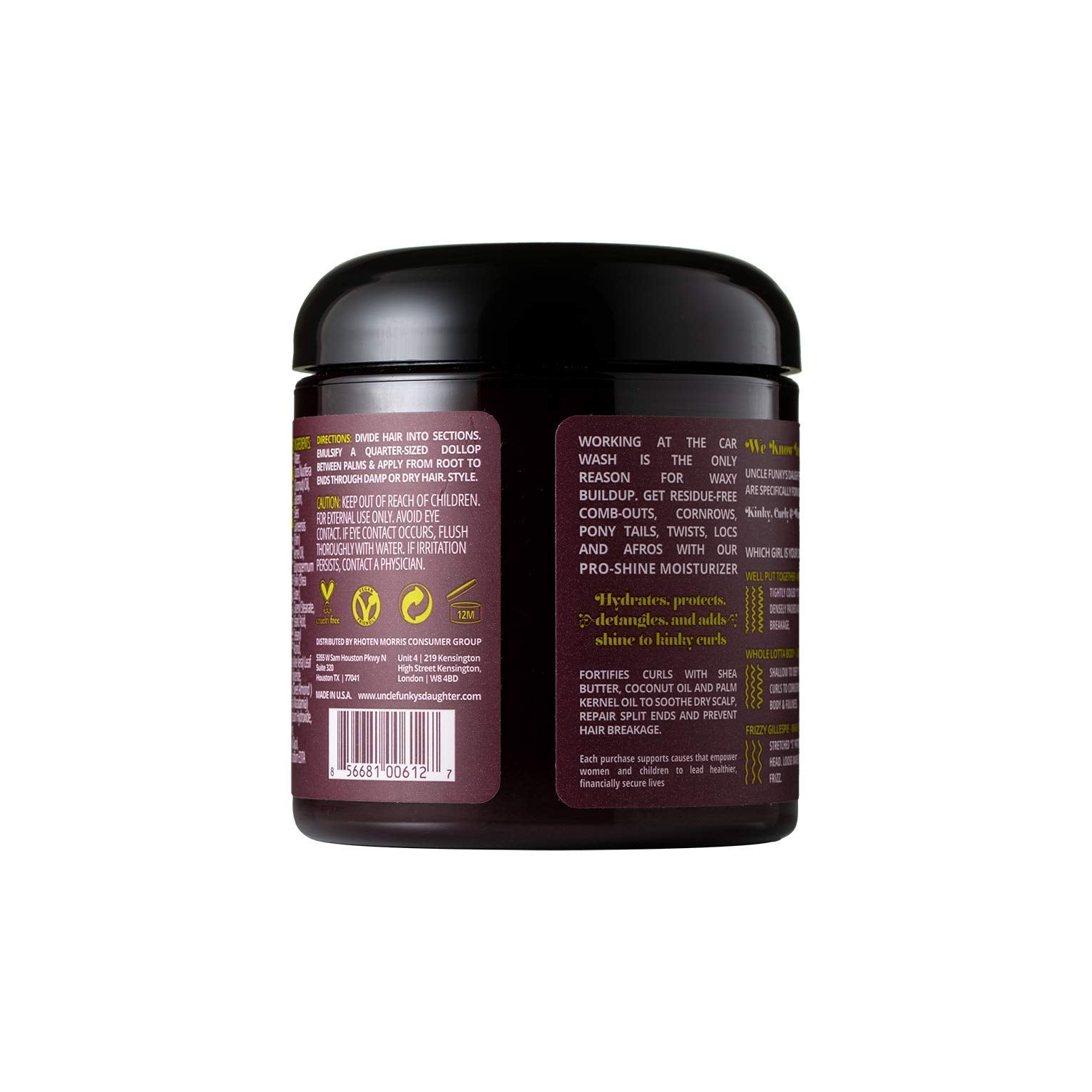 Packaging image communicates natural ingredients and daily styling versatility