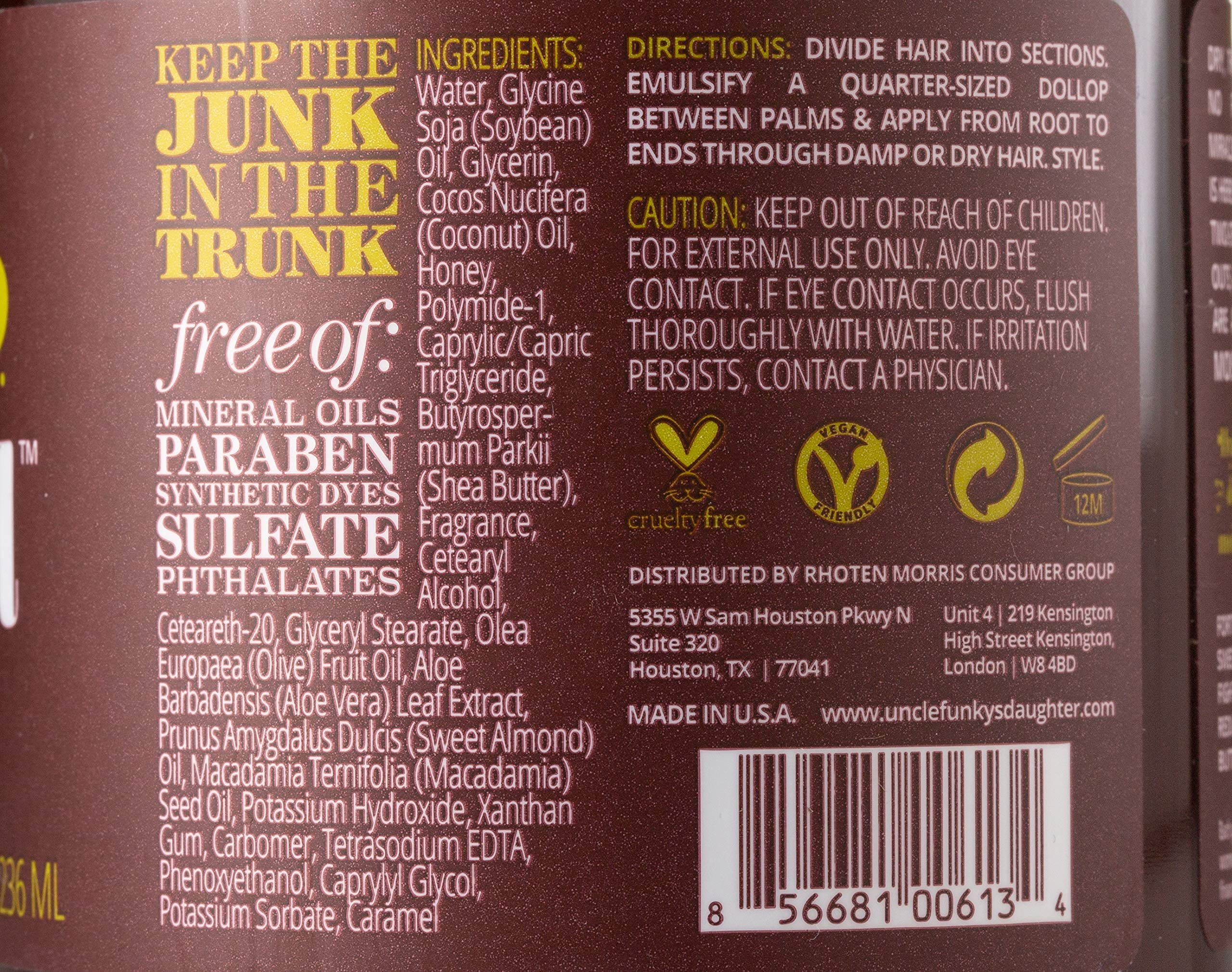 Ingredients focus on coconut oil and shea butter for softer hair.