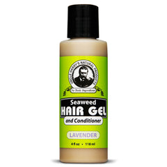 Uncle Harry's Lavender Seaweed Hair Gel pour captures lightweight texture for effortless styling.