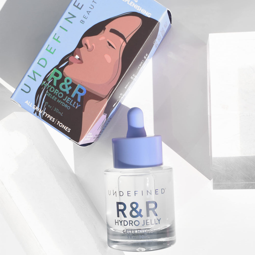 Undefined Beauty fragrance-free label indicates suitability for sensitive skin.