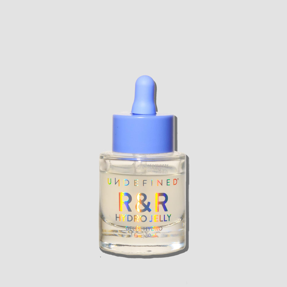 Undefined Beauty ingredients focus on peptides and HA supporting plump hydration.