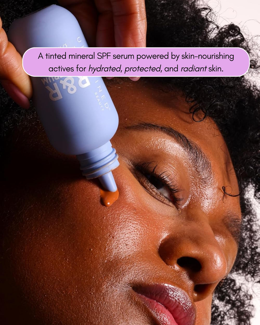 Close-up of Niacinamide ingredient in Undefined Beauty R&R Sun Serum for hydration
