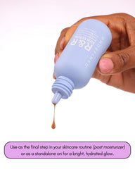 Silicone-free texture close-up of Undefined Beauty R&R Sun Serum