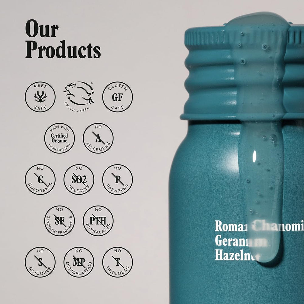 Uni Skin Shield carbon-neutral-initiative badge communicates sustainability from day one.