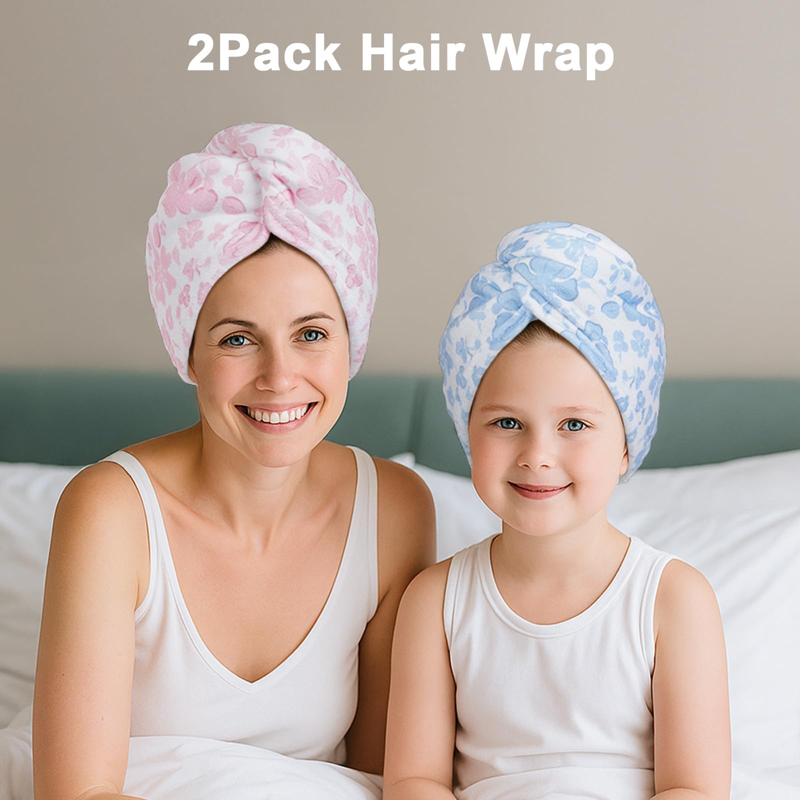 Unicorn Castle secure-fit towel with elastic loop and button, stays in place.
