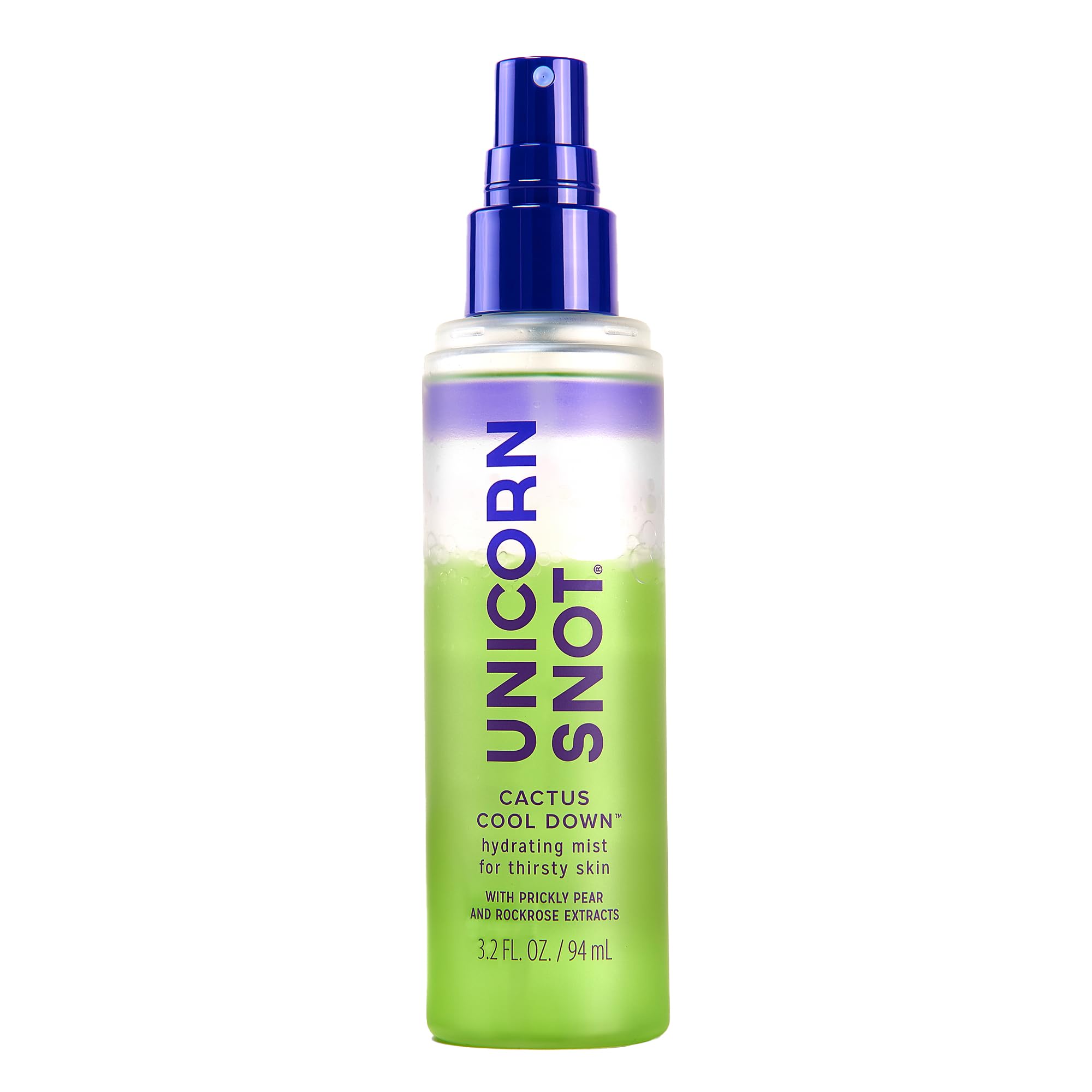 Unicorn Snot Cactus Cool Down bottle provides hydration for parched skin.