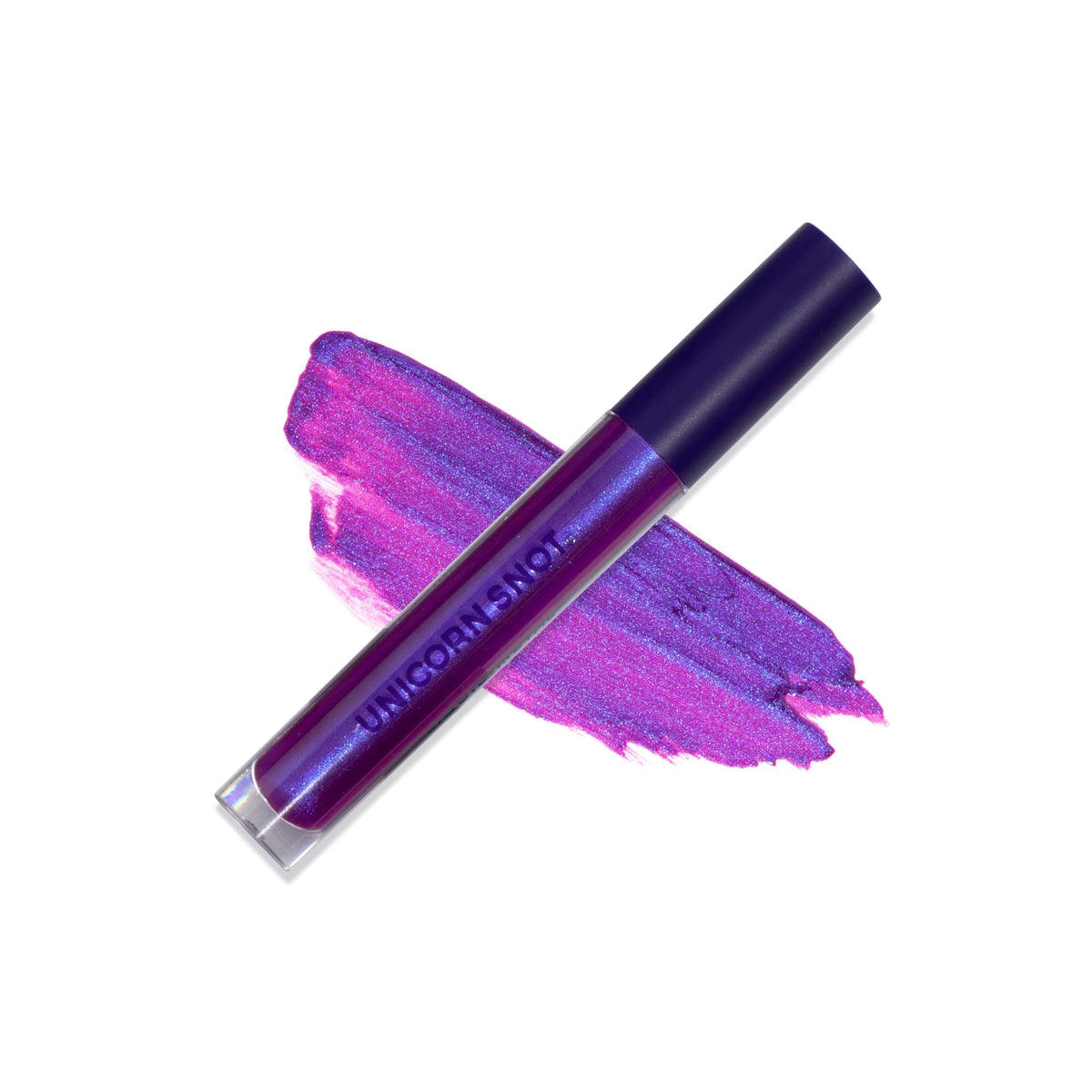 UNICORN SNOT Liquid Metal Lip Paint BOOM close-up for bold metallic lips