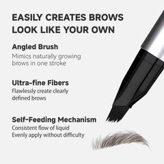 Unicos Eyebrow Pen waterproof formula resists sweat and humidity for all-day brows.
