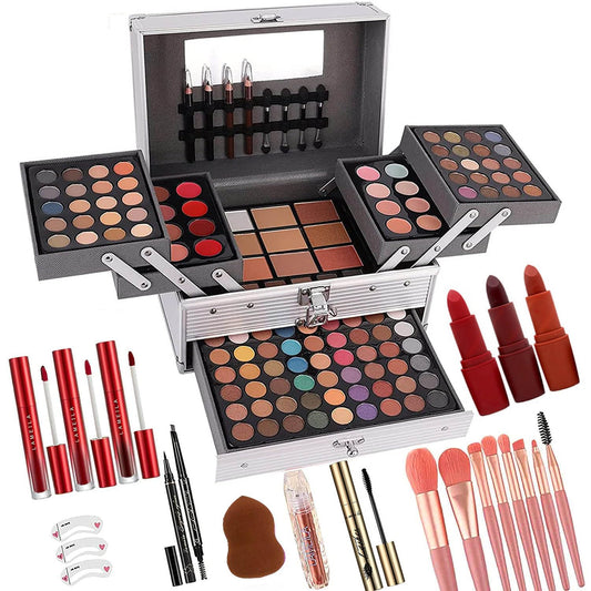 UNIFULL 132-Color All-In-One Makeup Kit cover shows a sleek travel-ready design