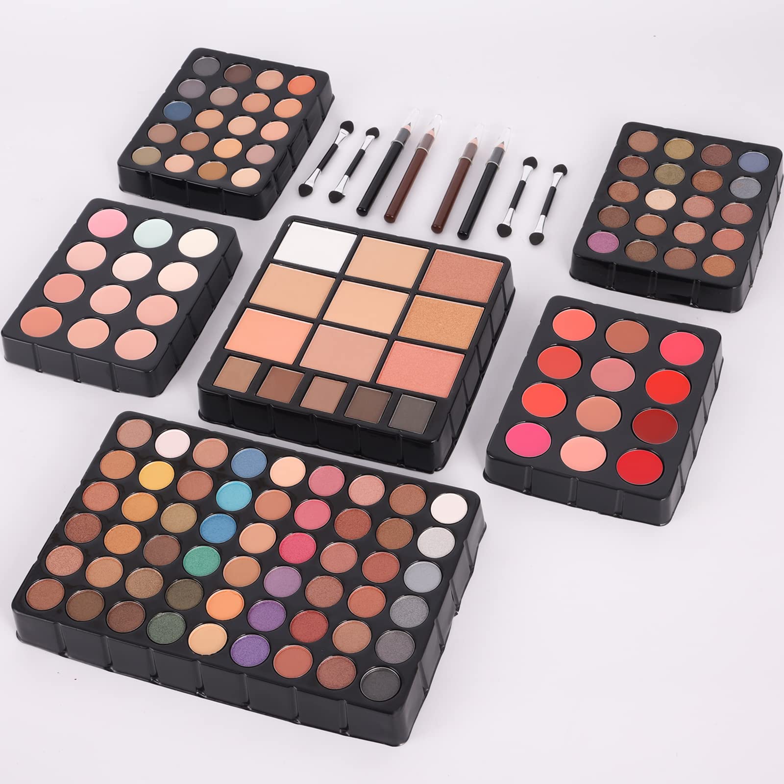 UNIFULL travel-friendly aluminum outer case keeps cosmetics secure
