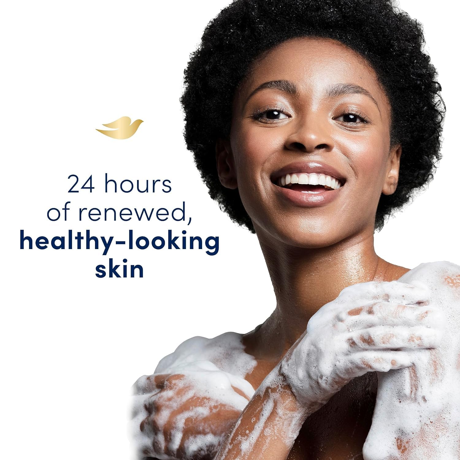 Unilever Body Wash measuring-cap emphasizes simple portion control.