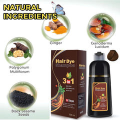 UniNestia Chestnut Brown 500ml bottle for home coloring.
