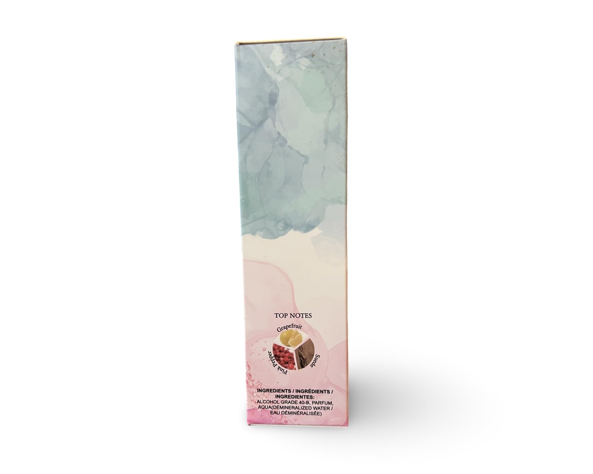 Pour Femme pink pepper spice detail evokes modern elegance for evenings