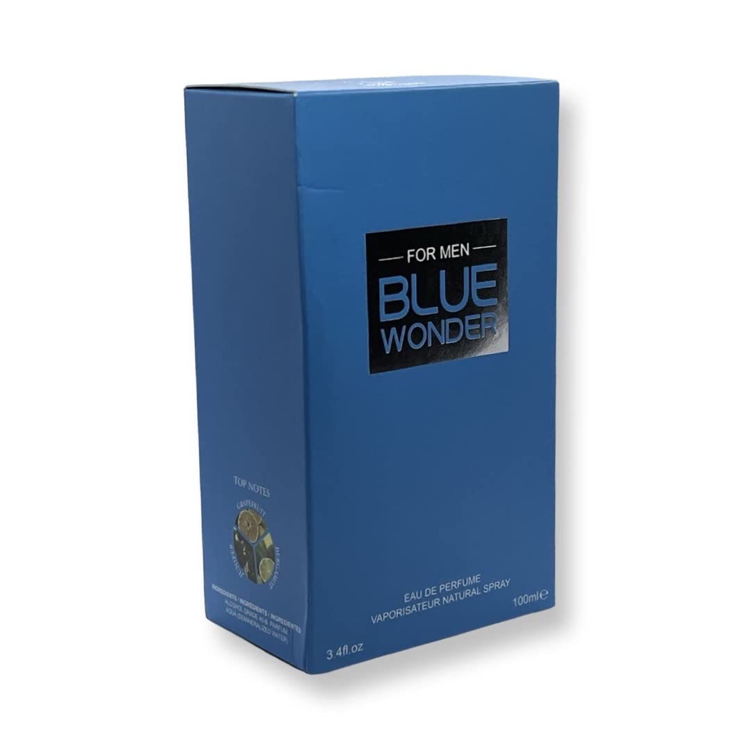 United Scents Blue Wonder fragrance spray ready for quick daily refresh.