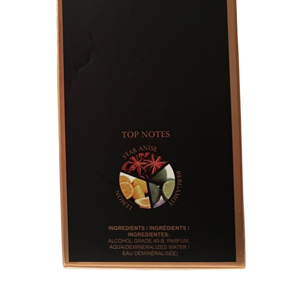 United Scents Black Point top notes of bergamot and lemon offer a fresh opening.