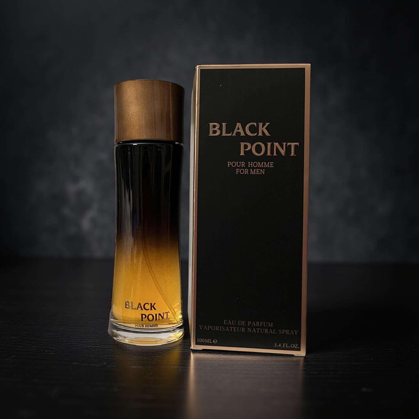 United Scents Black Point versatile scent for day and evening occasions.