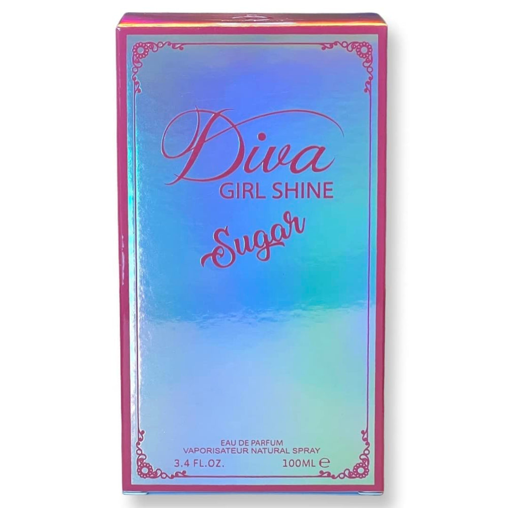 United Scents Diva Girl Shine Sugar spray action bursts a fresh fruity mist for daily use