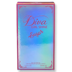 United Scents Diva Girl Shine Sugar spray action bursts a fresh fruity mist for daily use