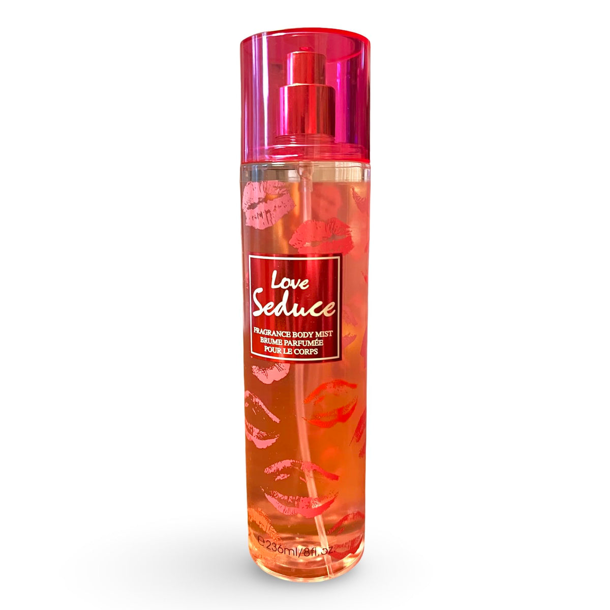 United Scents Love Seduce bottle pour for smooth, even application.