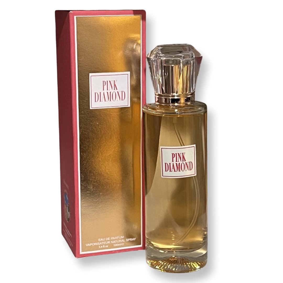 United Scents Pink Diamond bottle front view, highlighting elegant design for daily wear