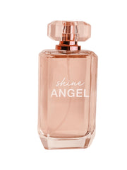 Close-up of Shine Angel glass ombre bottle highlighting refined texture and subtle glow.