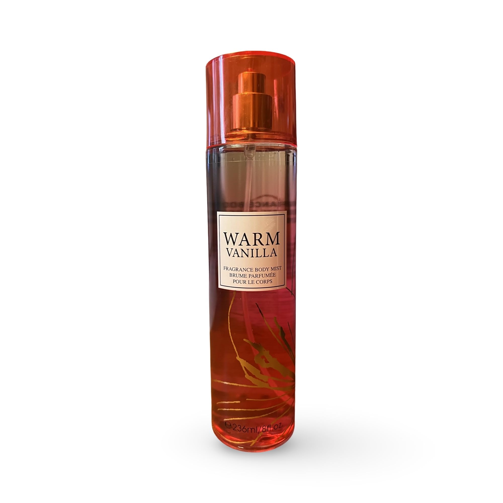United Scents Warm Vanilla bottle spray for daily fragrance and gentle skin refreshment.
