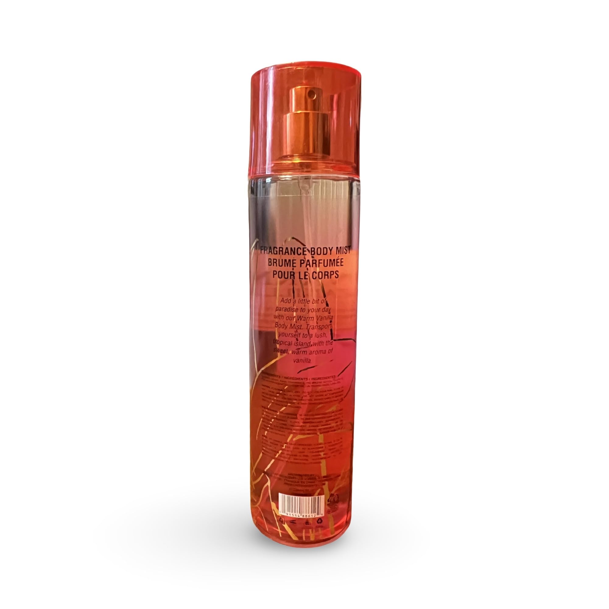 United Scents Warm Vanilla fragrance mist ideal for on-the-go scent moments.