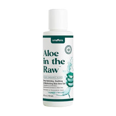 Univera Aloe in the Raw bottle pour enables easy application after sun exposure