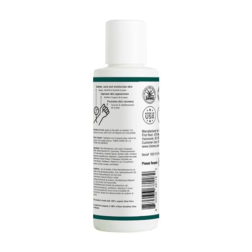Univera Aloe in the Raw gel texture shows quick absorption with no sticky residue