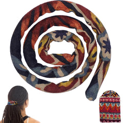 Universal Spiral Lock Hair Tie wraps dreads securely without slipping