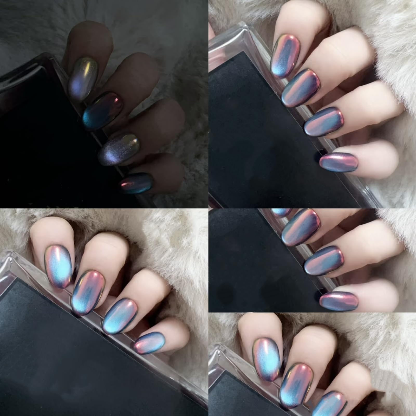 UNIYVOH Aurora Night S nails highlighting durable tips for everyday wear