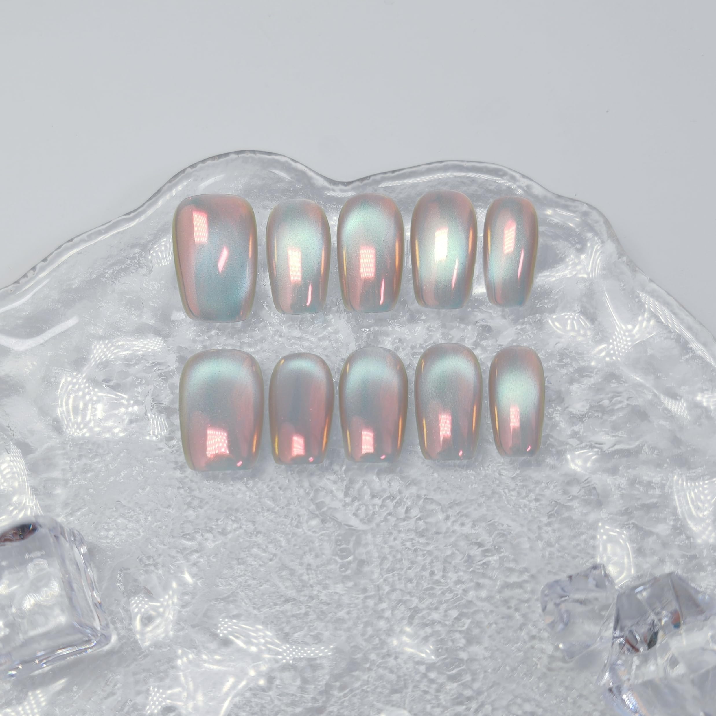 UNIYVOH short oval cat eye nails sample shape