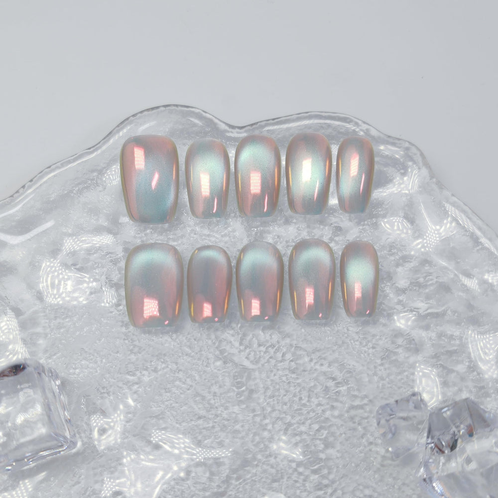 UNIYVOH short oval cat eye nails sample shape