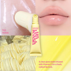 UNLEASHIA Sunset Dazzle Balm No.0 Waikiki applicator for smooth, precise lip application