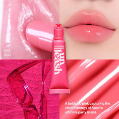 UNLEASHIA Sunset Dazzle Gloss Balm tube applicator for smooth blending