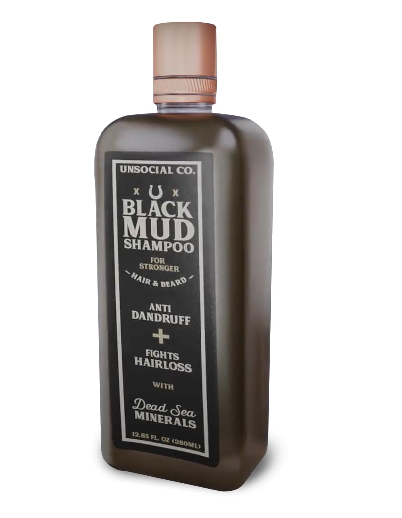 Unsocial Pomade shampoo bottle pouring for gentle daily cleanse