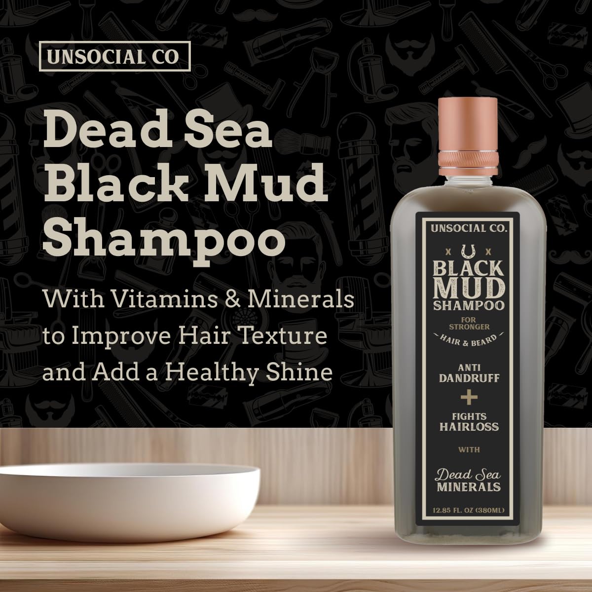 Unsocial Pomade shampoo foamy lather forming for fuller look