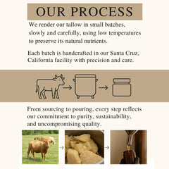 Untamed Organics Tallow Hair Clay produced in California in small batches.