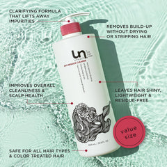 Unwash Anti-Residue Cleanse foam-lather demonstrates gentle cleansing without over-drying.