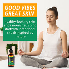 Uocasi castor oil beside skincare items demonstrates multipurpose use for daily routines.