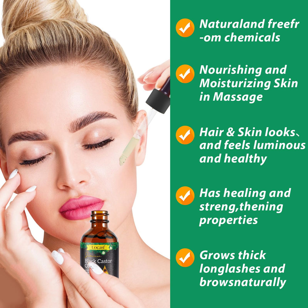 Uocasi oil pour bottle highlights cold-pressed purity ideal for skin hydration.
