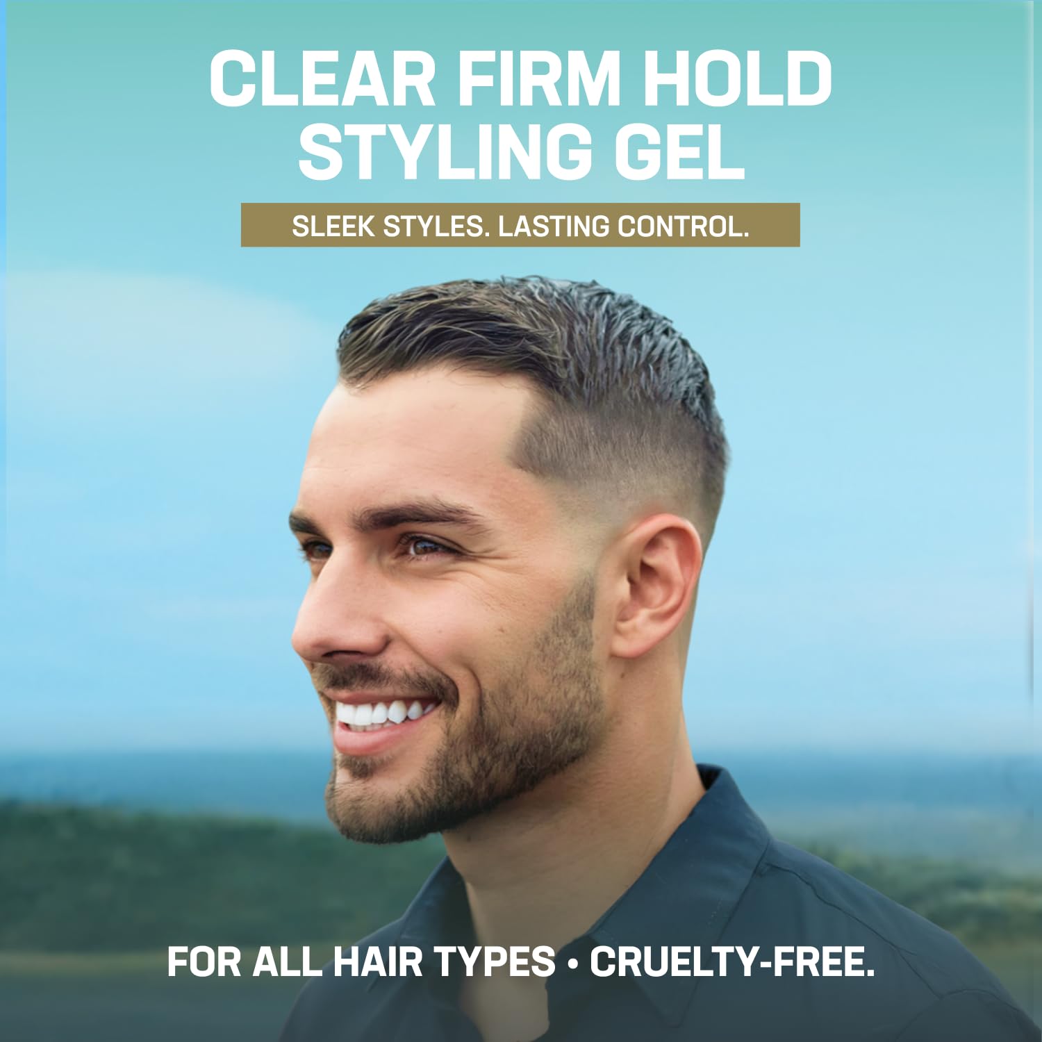 Uplift Provisions Styling Gel on curly hair for defined curls with no frizz.