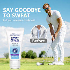 UQWUQW Face Sweat Blocker applied to upper lip for dry, confident wear