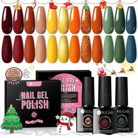 UR SUGAR gel nail polish set box view for versatile at-home manicures.