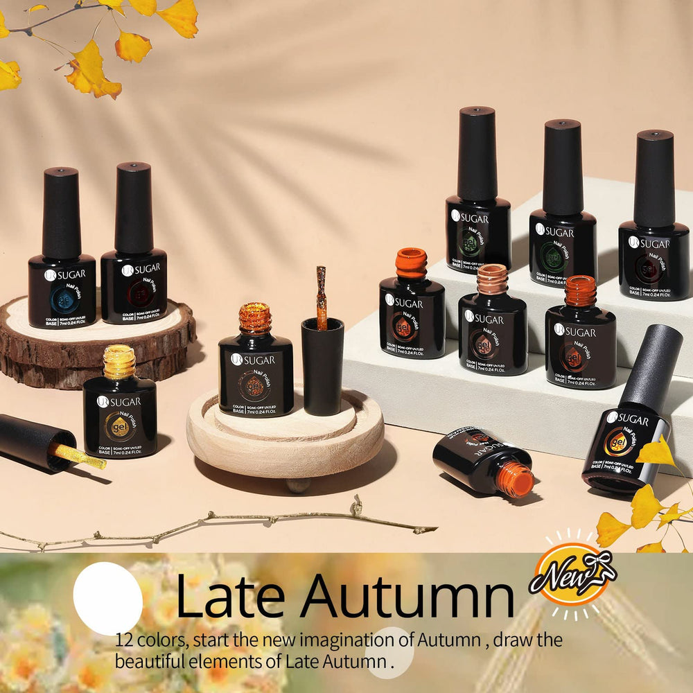 UR SUGAR maple-leaf yellow swatch displaying autumn highlights.