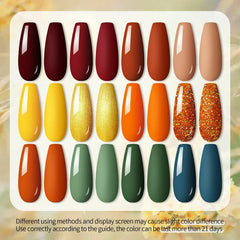 UR SUGAR pumpkin shade bottle close-up for Halloween nails.