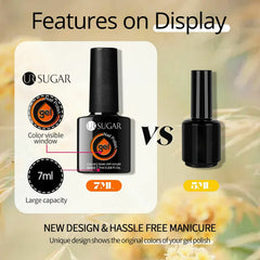 UR SUGAR red shade bottle close-up for classic manicure options.