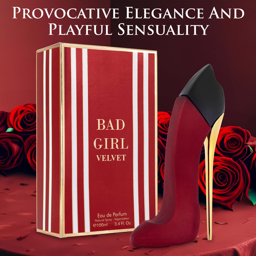 URBAN COLLECTION Bad Girl Velvet heart notes visual shows jasmine and cedar